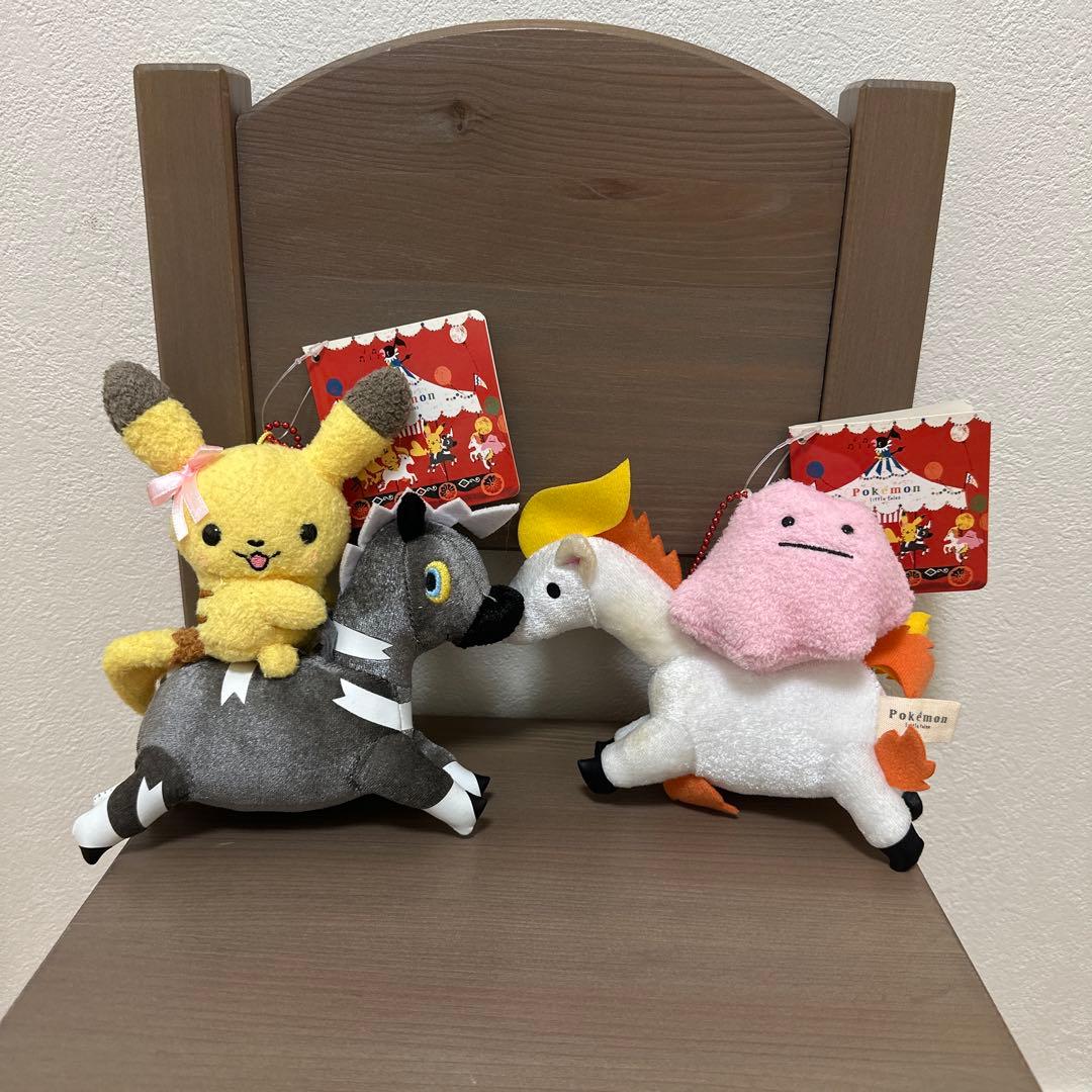 Pokemon little tales ピカチュウ シママ ポニータ メタモン