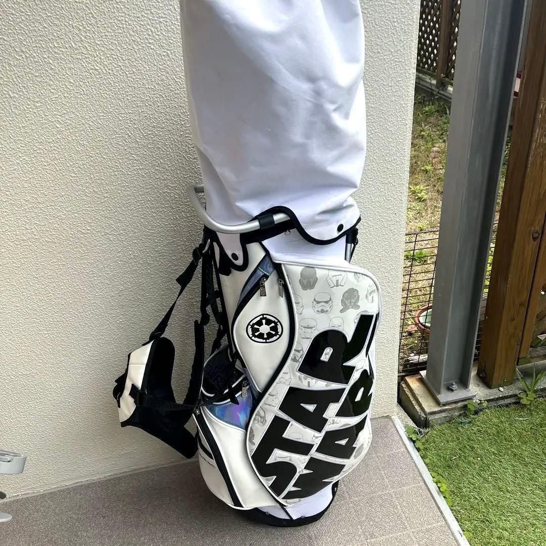 スターウォーズ キャディバッグ 9型 スタンド ホワイト
