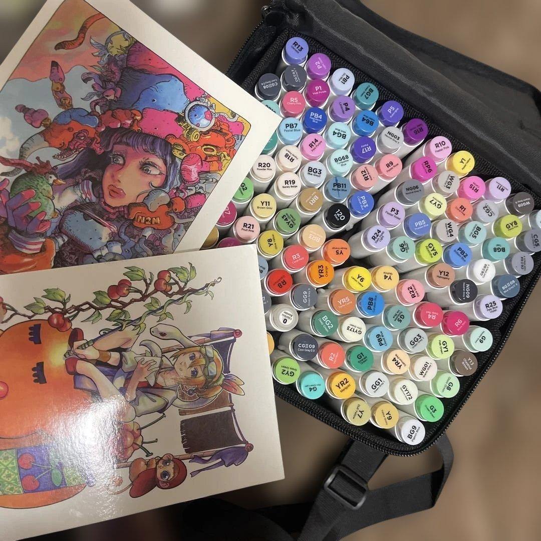 Ohuhu 筆・細字タイプ 120色セット