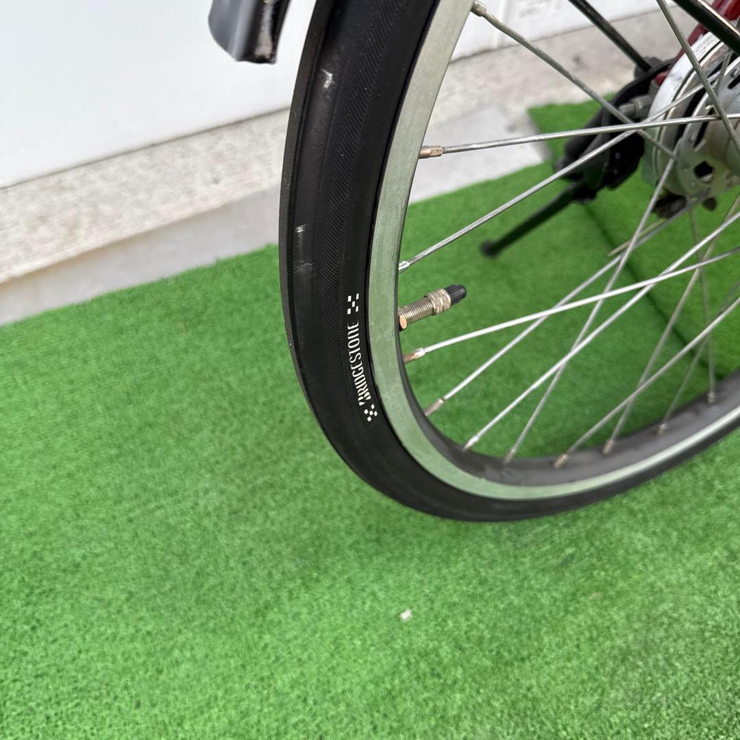 ブリヂストン電動アシスト自転車20インチ 12.3Ah レッド