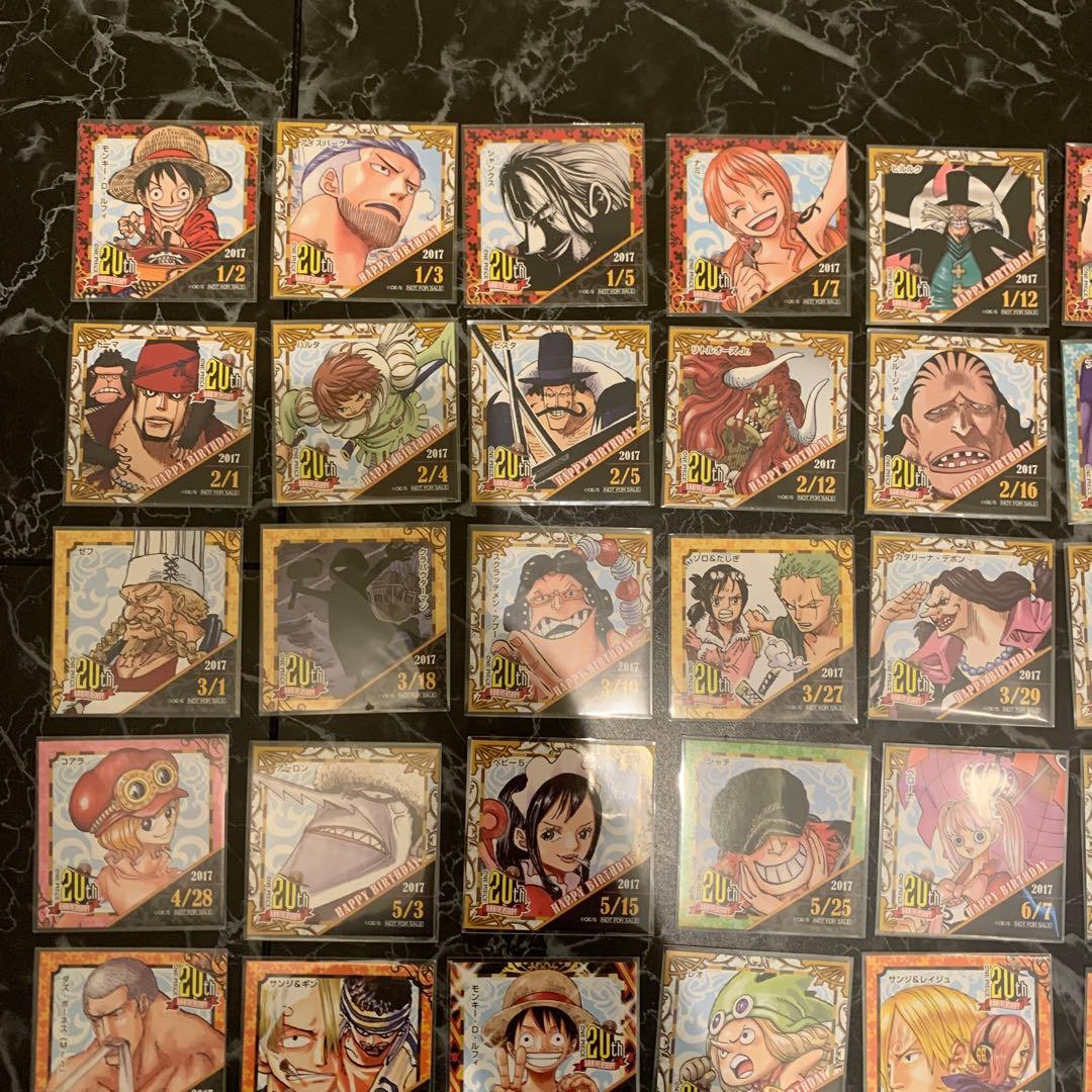 麦わらストア　365日　ステッカー　100種類　以上？　セット　誕生日　ルフィ