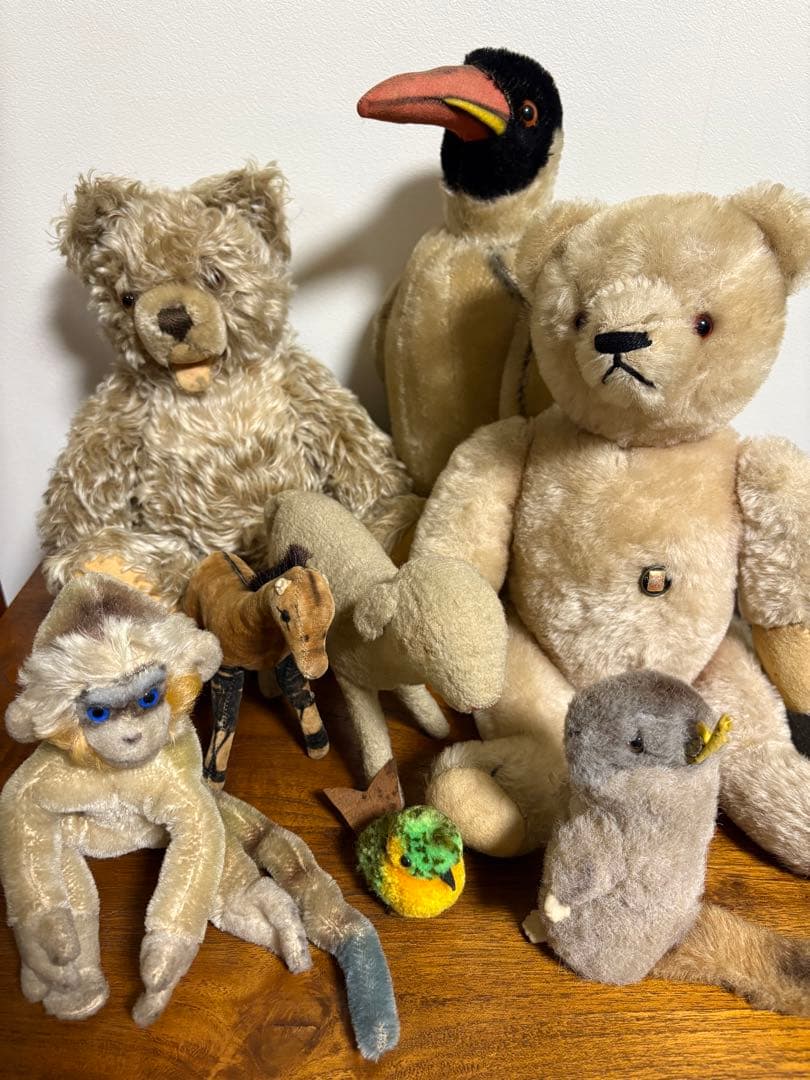 シュタイフ　グリズリー　アンティーク　ヴィンテージ　ぬいぐるみ　１０点まとめ売り
