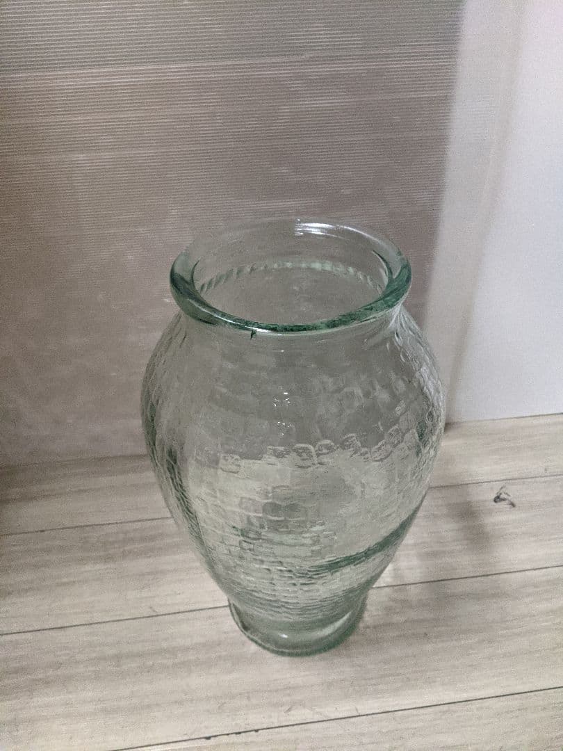 イタリア製 フラワーベース 花瓶 ガラス製 インテリア 花器