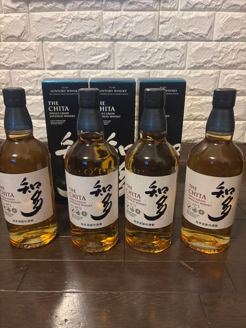 知多 ウイスキー 4本セット　今年購入