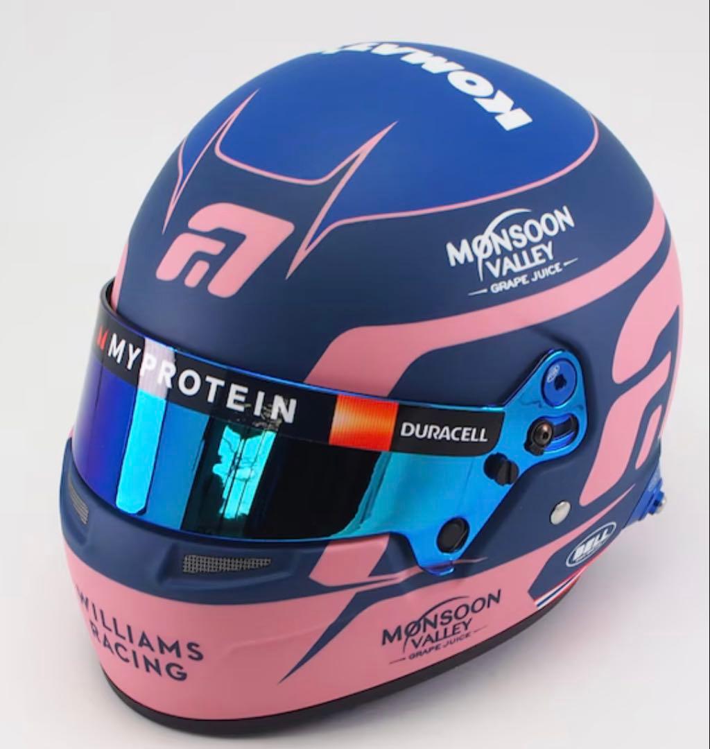1/2スケール ヘルメット ウィリアムズ アレクサンダー アルボン 2024年