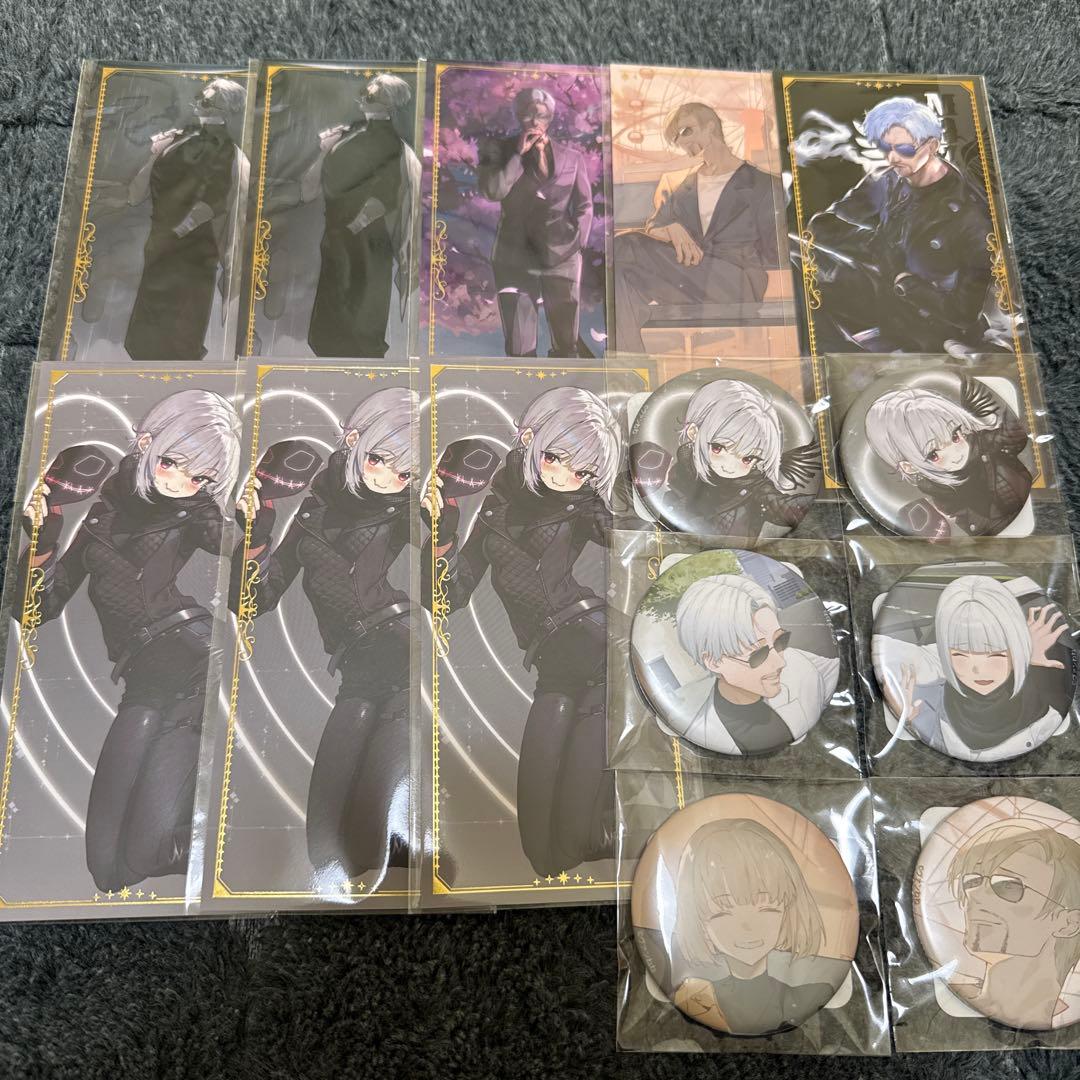 ヴァンねねくじ　バラ売り可 缶バッジ　箔押しコレクションカード