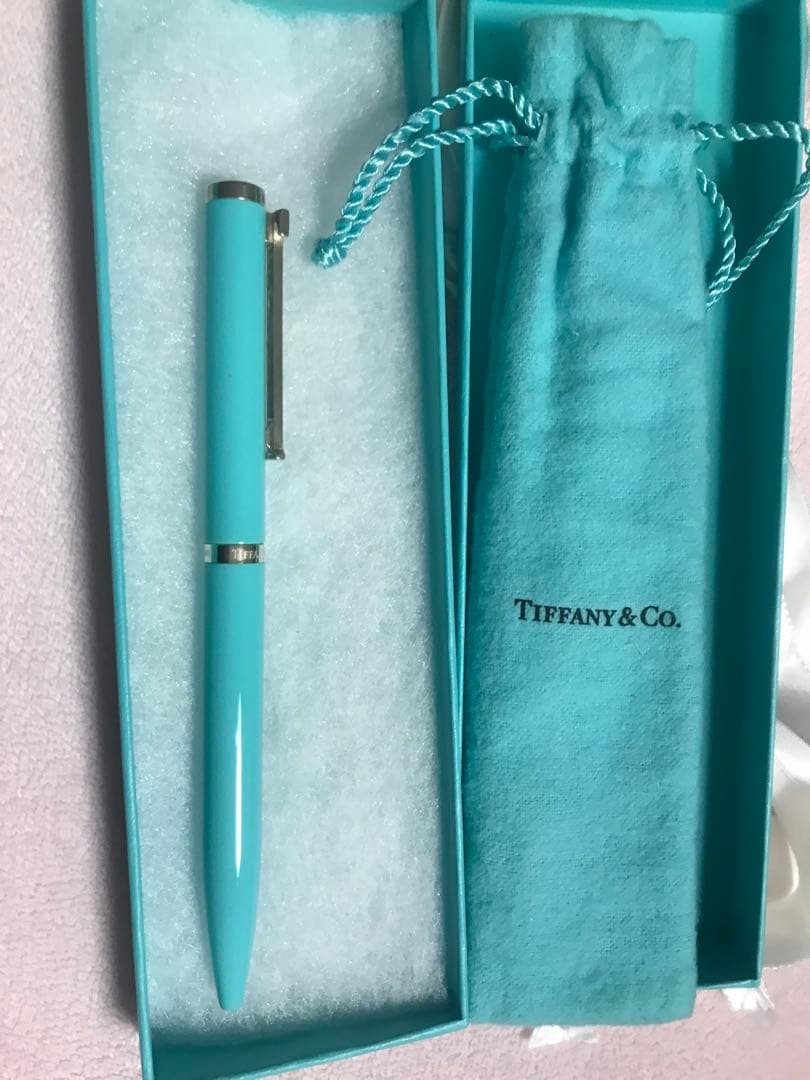未使用箱付★Tiffany & Co. ボールペン ティファニーブルー送料込