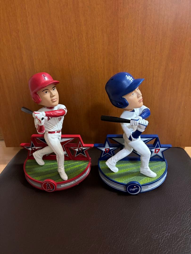 連覇大谷翔平 BOBBLE HEAD ボブルヘッド 17 エンゼルス ドジャース