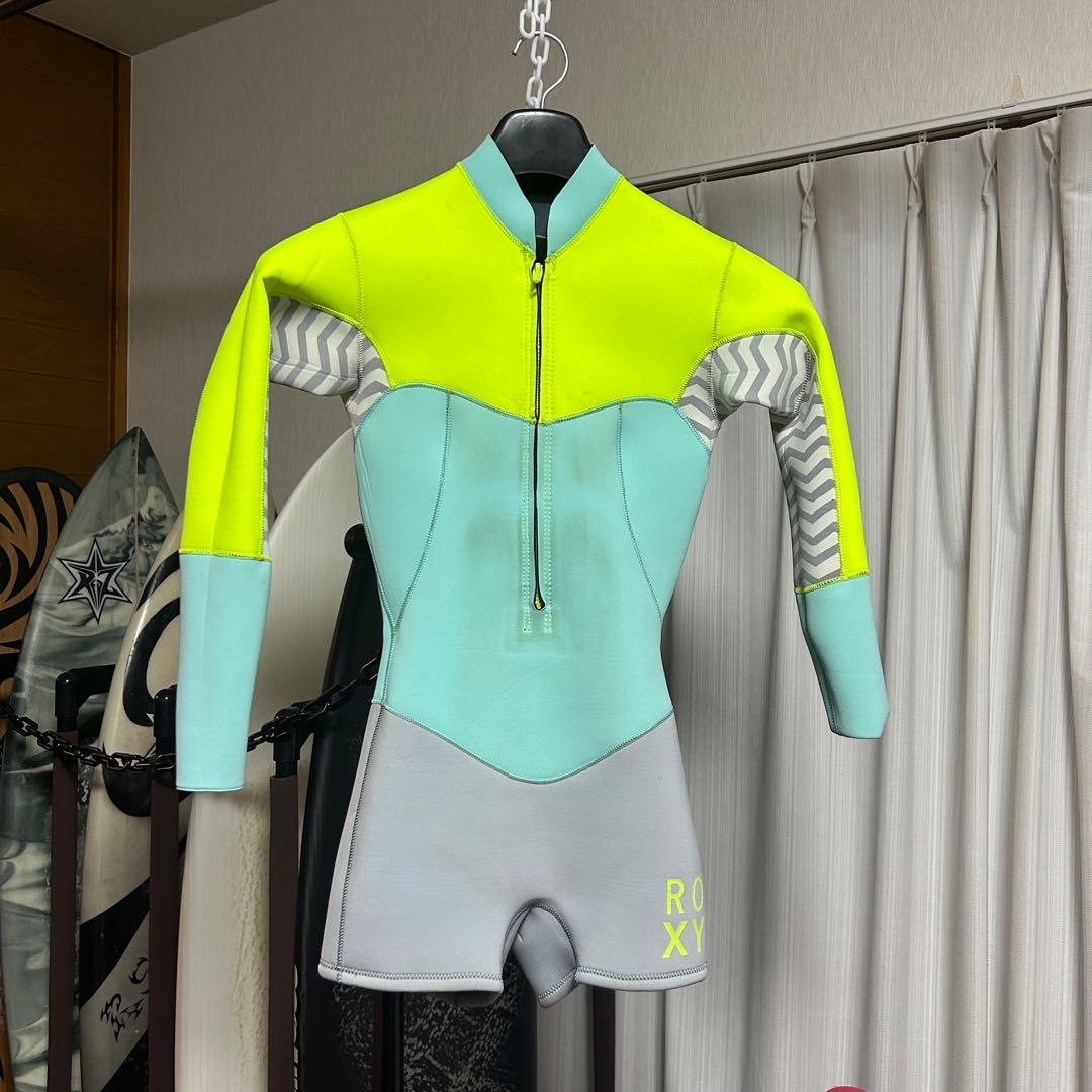 ROXY ロキシー ウェットスーツ M ロングスプリング ラスティ 海パンセット