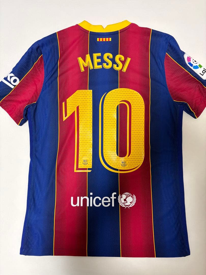 【正規品】メッシ　バルセロナ　20/21 ホーム　オーセンティック