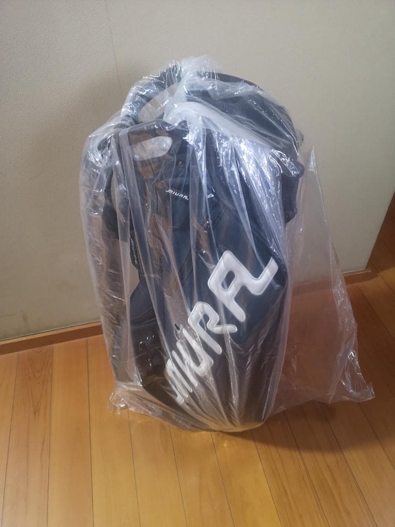 希少 新品 未使用 三浦技研 キャディバッグ スタンドバッグ 9型 紺