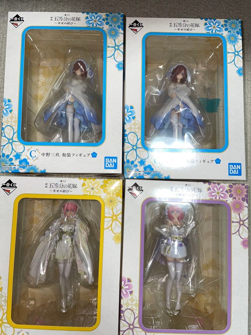 一番くじ　五等分の花嫁〜幸せの結び〜 A,B,C,C賞　フィギュア4個セット