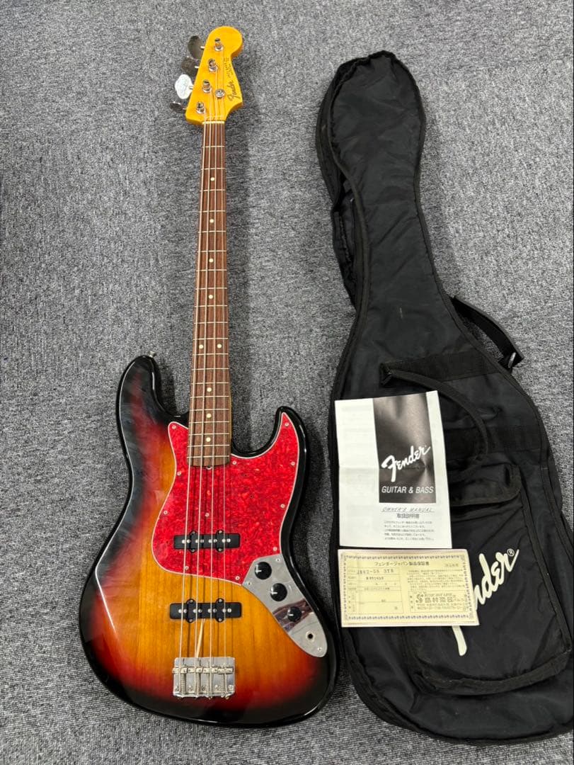 Fender Japan Jazzbass JB62-58 3TS ケース付き☆