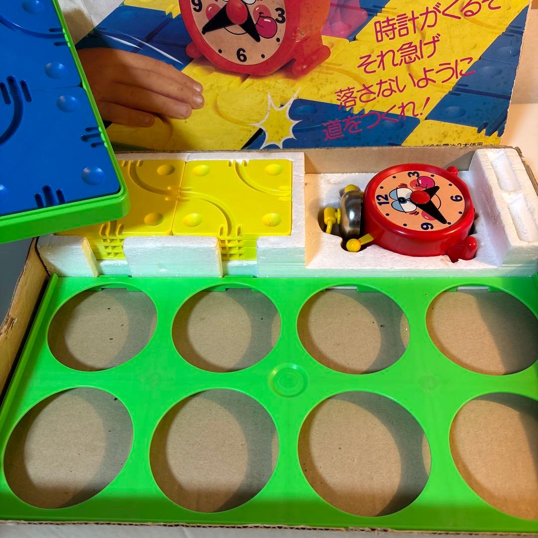 値下中 昭和レトロ 野村トーイ チクタクバンバン 赤い時計とパズルパーツ