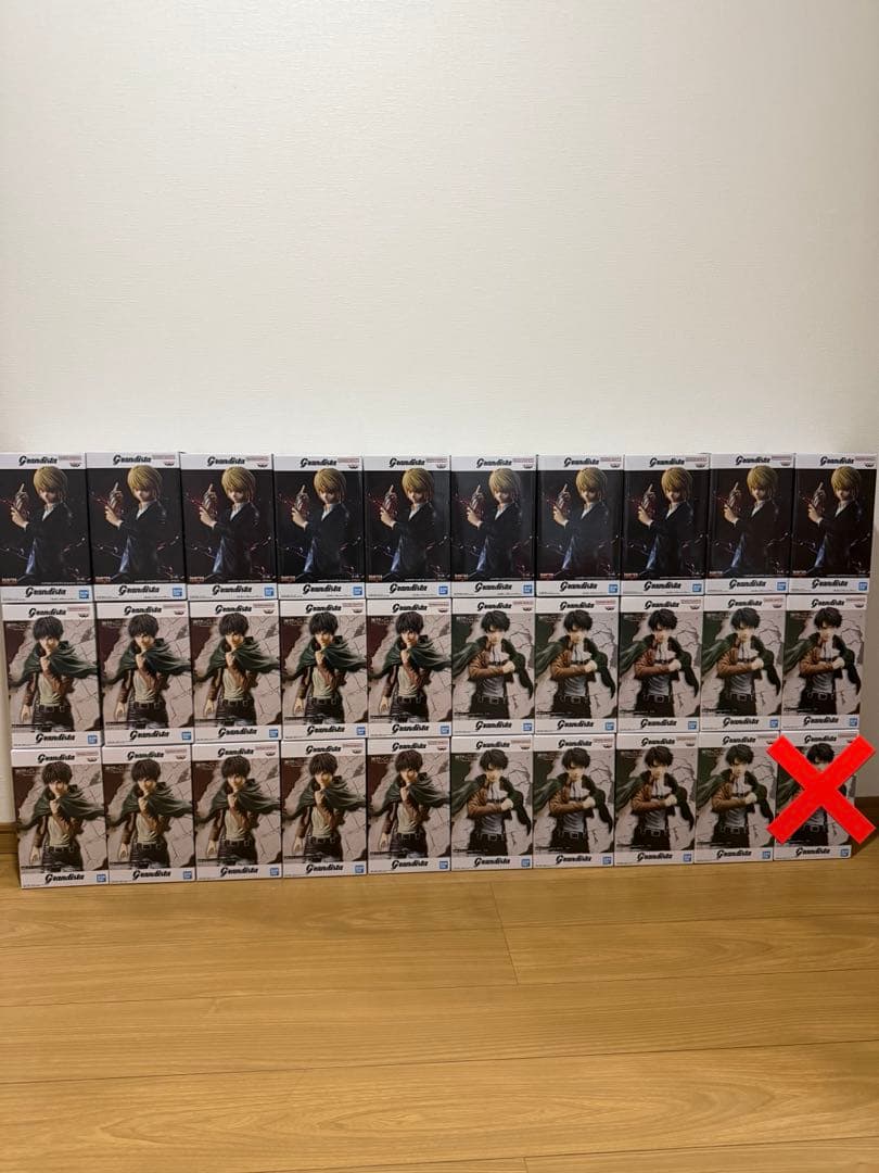 【再出品】クラピカ&進撃の巨人 リヴァイ エレン Grandista