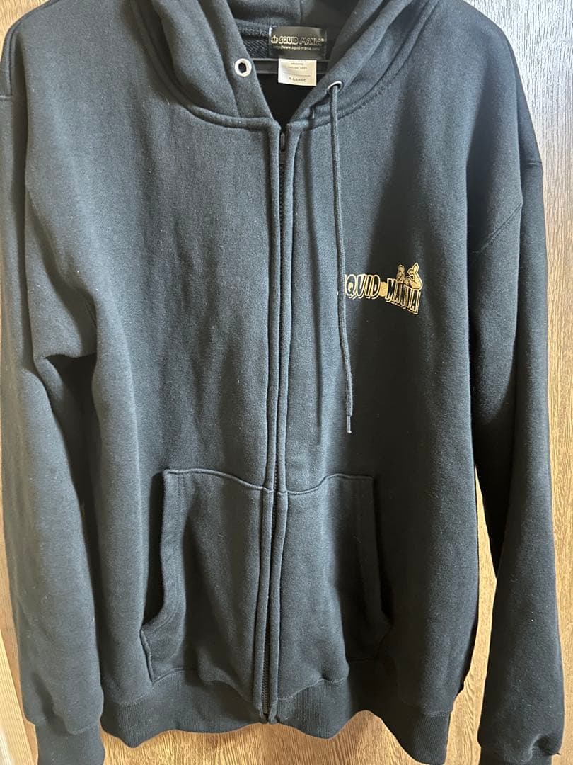 スクイッドマニア　squidmania フルジップパーカー　② 古着