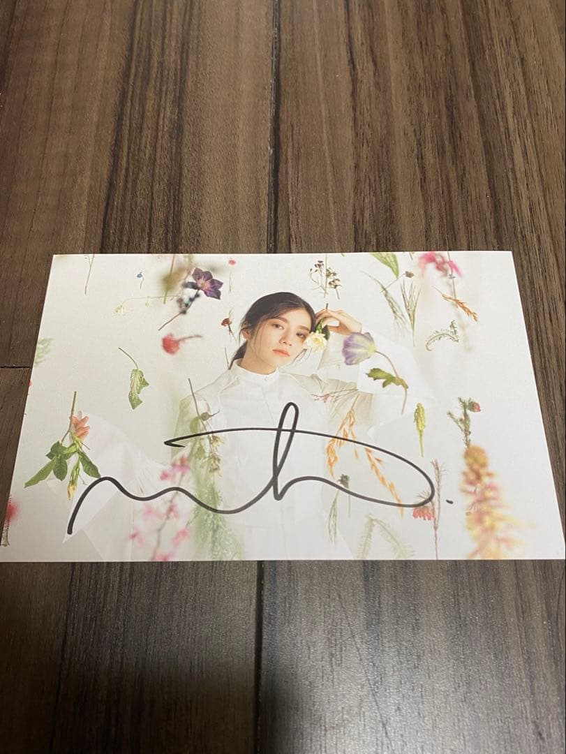 milet 直筆サイン　ポストカード