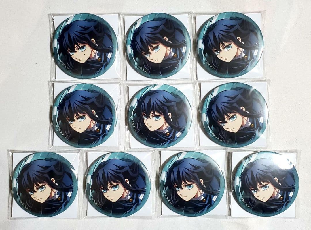 鬼滅の刃 全集中展 刀鍛冶の里編 柱稽古編 缶バッジ 時透無一郎 10点セット