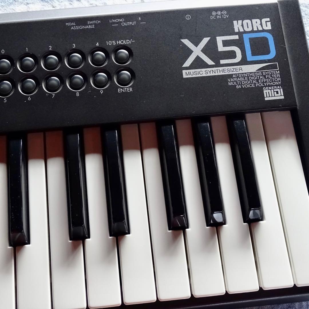 【ほぼ美品】KORG コルグ X5D ソフトケース ボーナスディスク付属