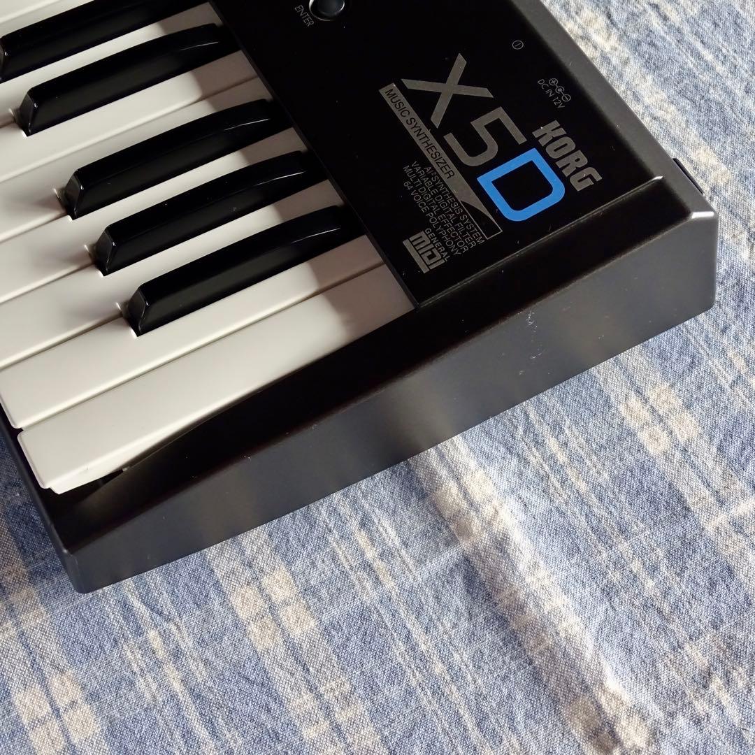 【ほぼ美品】KORG コルグ X5D ソフトケース ボーナスディスク付属