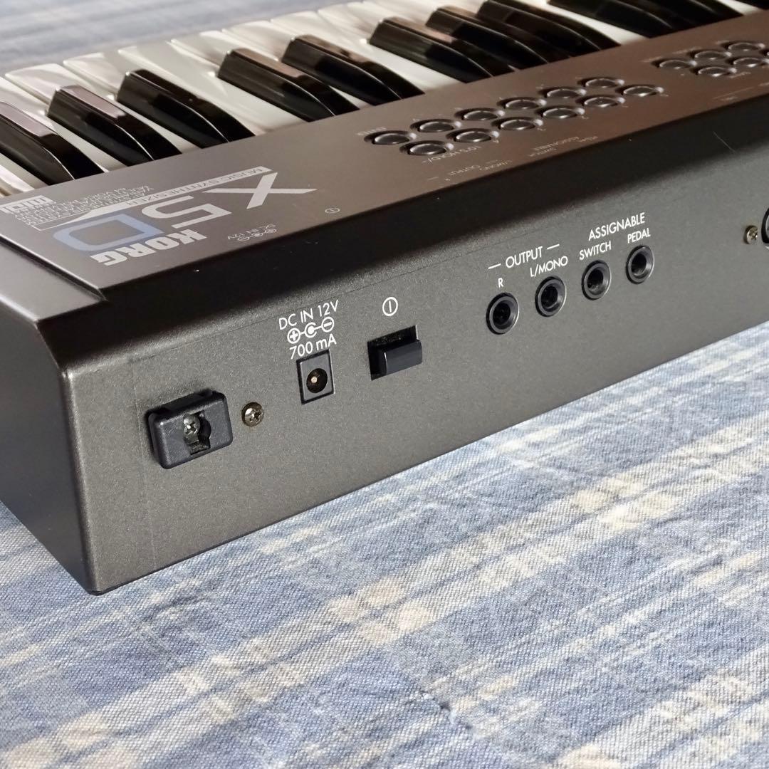 【ほぼ美品】KORG コルグ X5D ソフトケース ボーナスディスク付属