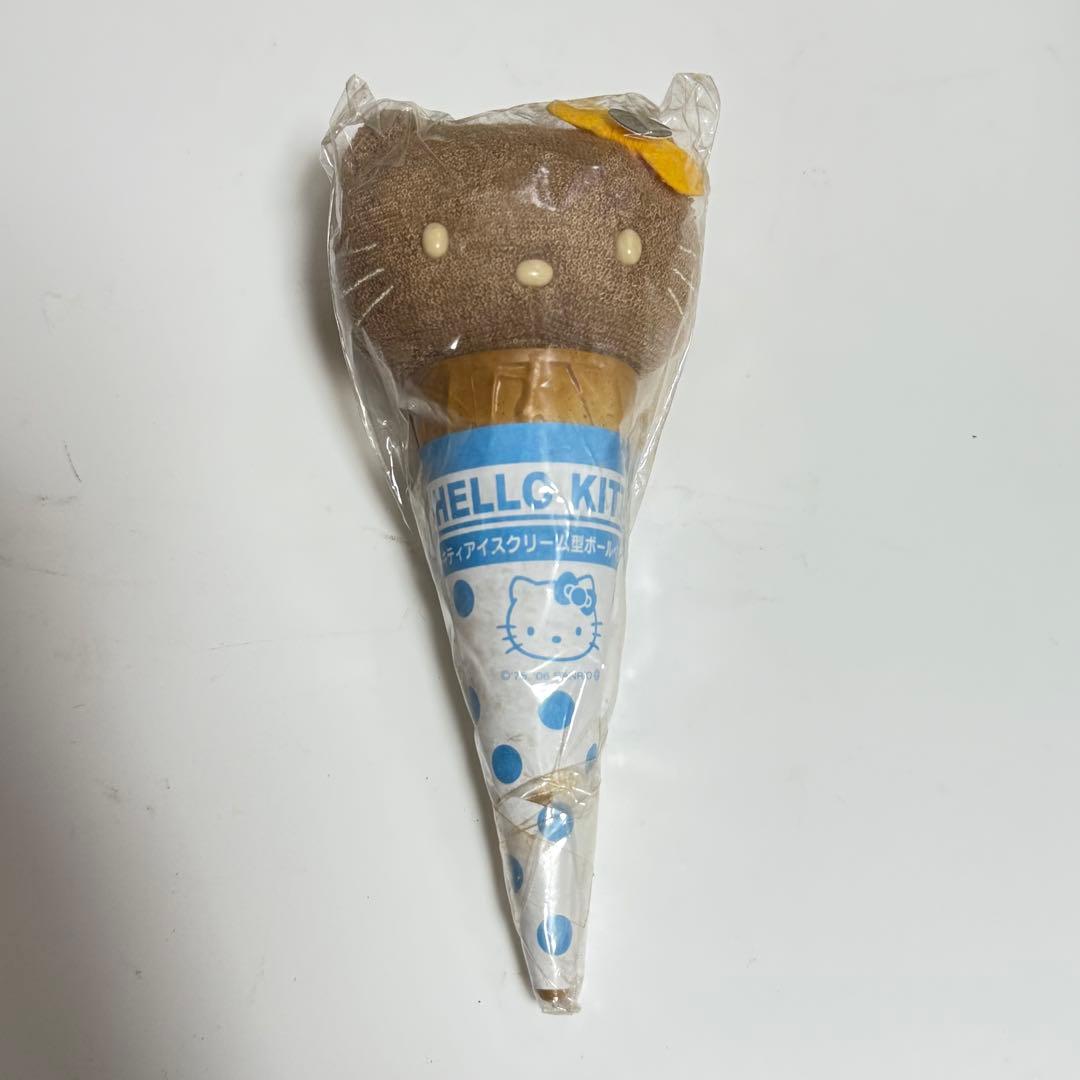2006年製ハローキティ アイスクリーム型 ボールペン インク黒