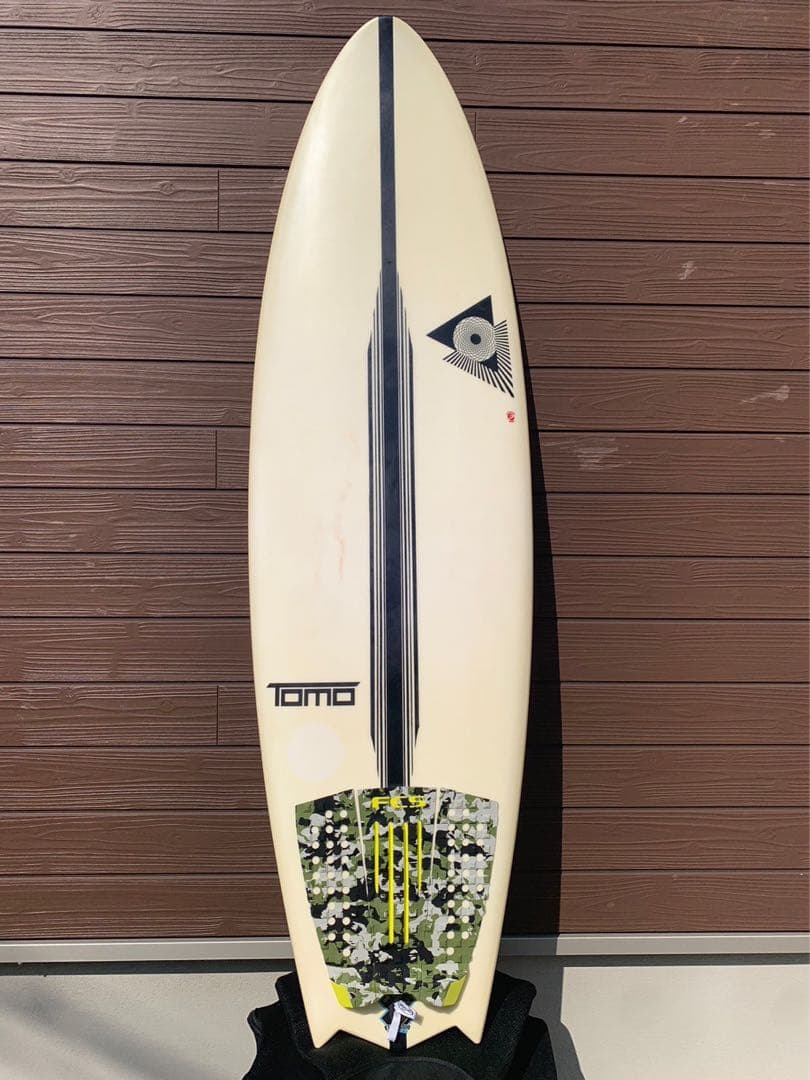 ファイヤーワイヤーX-WING-TOMO/5FIN サーフボード+フィンセット