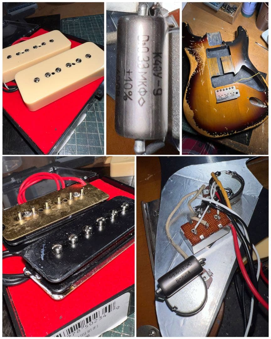 ハードレリック 60sストラトキャスター ソープバーPU × オイルコンデンサー