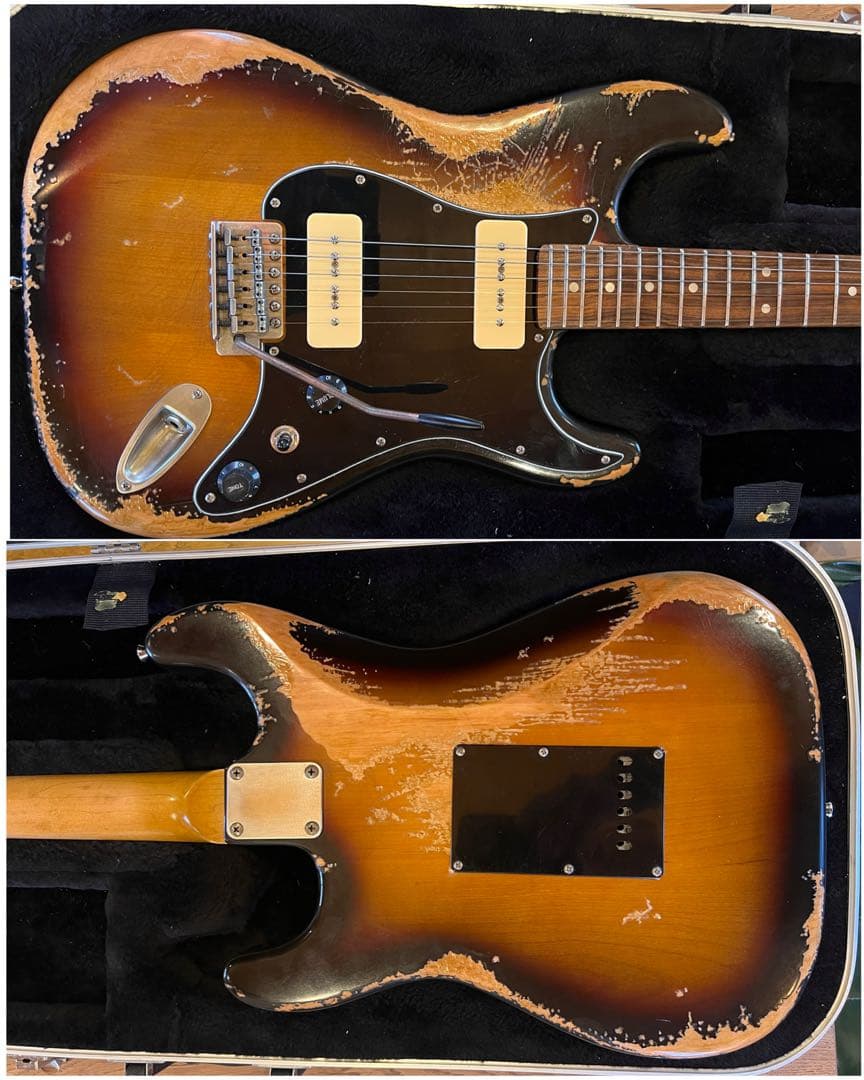 ハードレリック 60sストラトキャスター ソープバーPU × オイルコンデンサー
