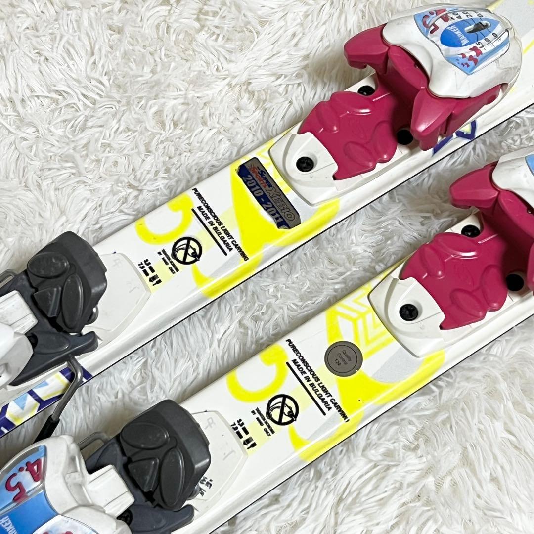 【良品】 120cm ジュニアスキー　4点セット Pure conscious