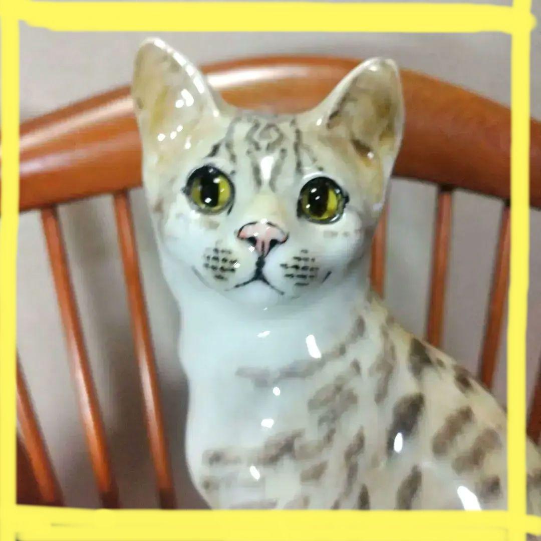 ウィンスタンレイキャット（ケンジントンキャット）サイズ6、大きなビンテージ猫