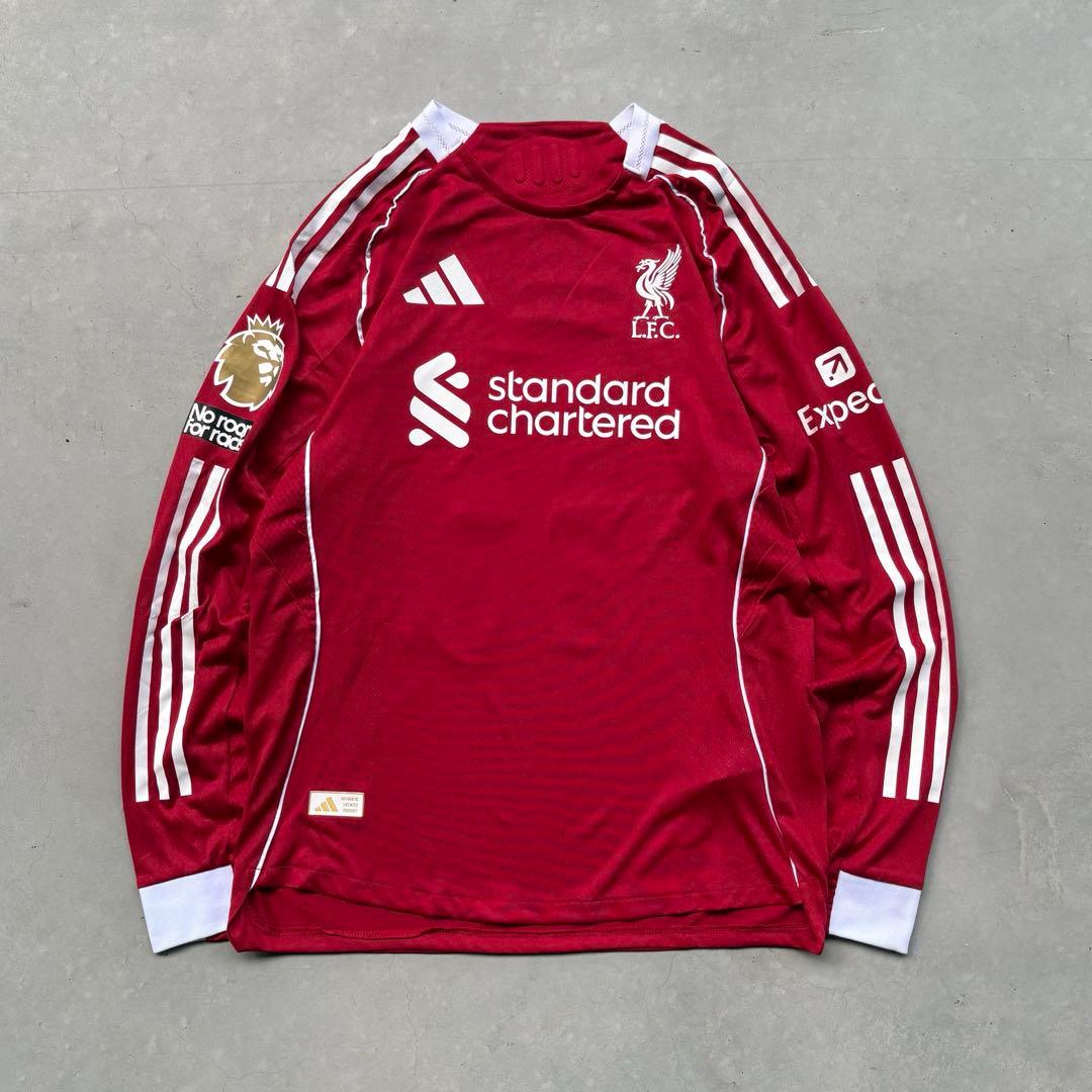 25/26 リヴァプール　モハメドサラー　アディダス　長袖ユニホーム　正規品