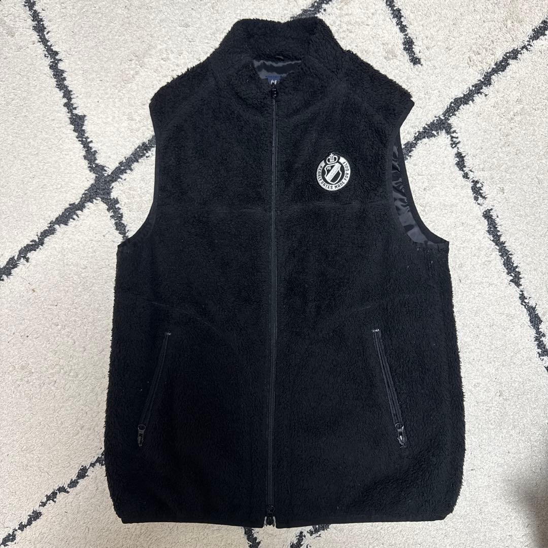 パーリーゲイツ　フリースベスト　ブラック　サイズ5