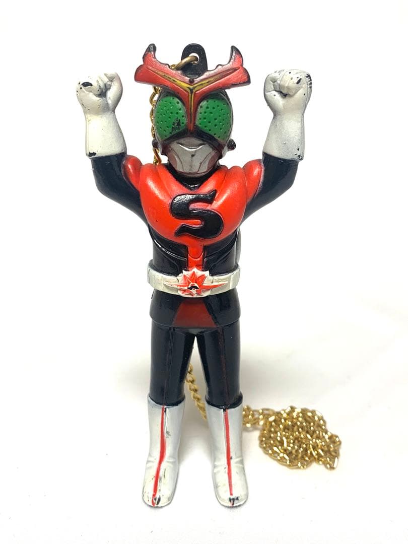 ポピー 仮面ライダー ストロンガー ソフビ ペンダント（バンダイ パトラ
