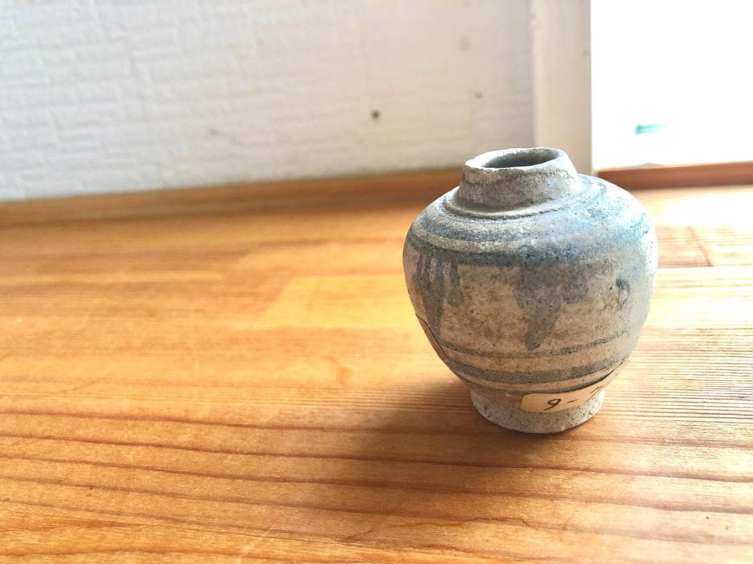 【タイ・骨董】宋胡録（スンコロク）鉄絵 小壺（1301年~1600年）