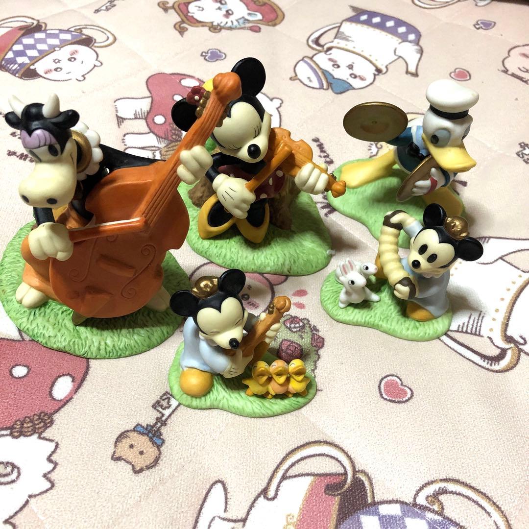 ディズニー 音楽隊 フィギュア 陶器 置物 サンキョー 三協商事