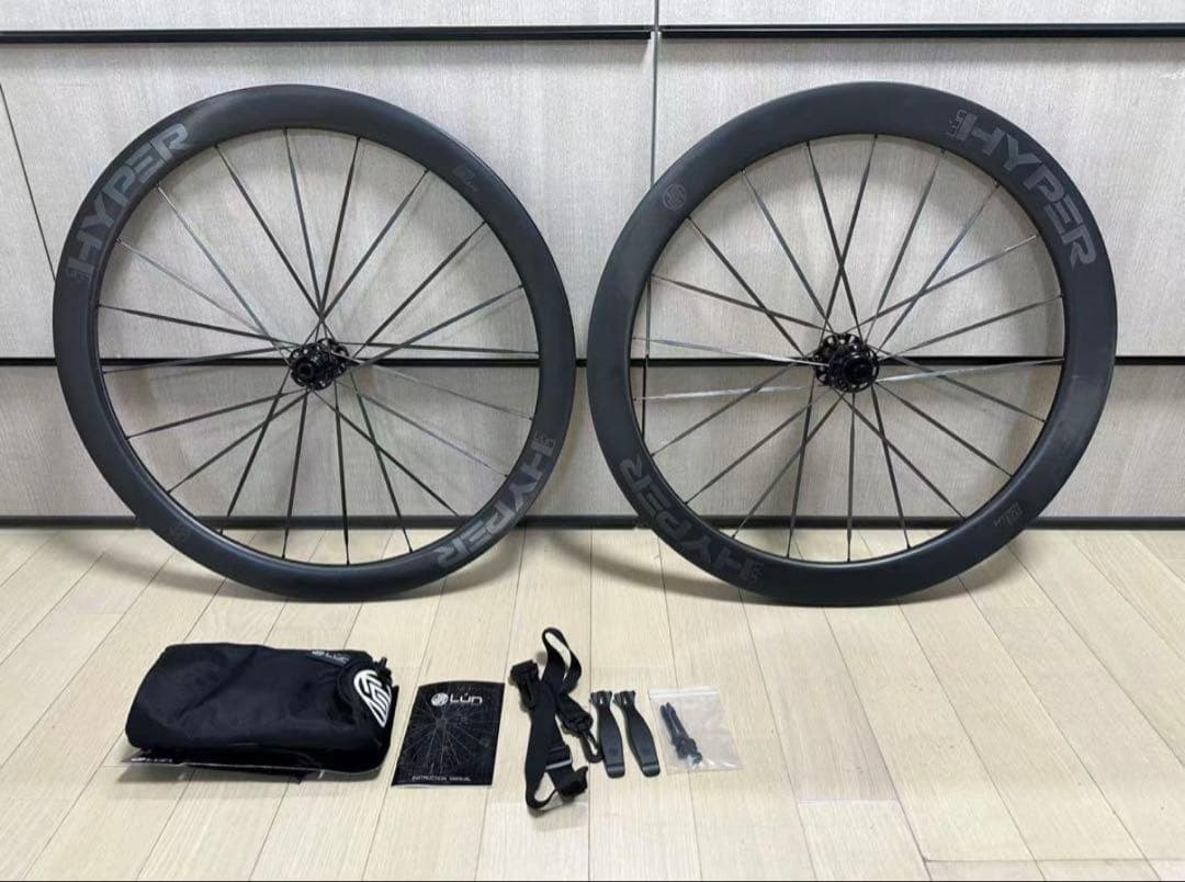LUN HYPER D45 gen3 カーボンホイールセット　ディスクブレーキ