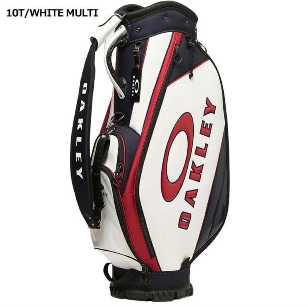 新品OAKLEY ゴルフバッグ 10T ホワイト/マルチ