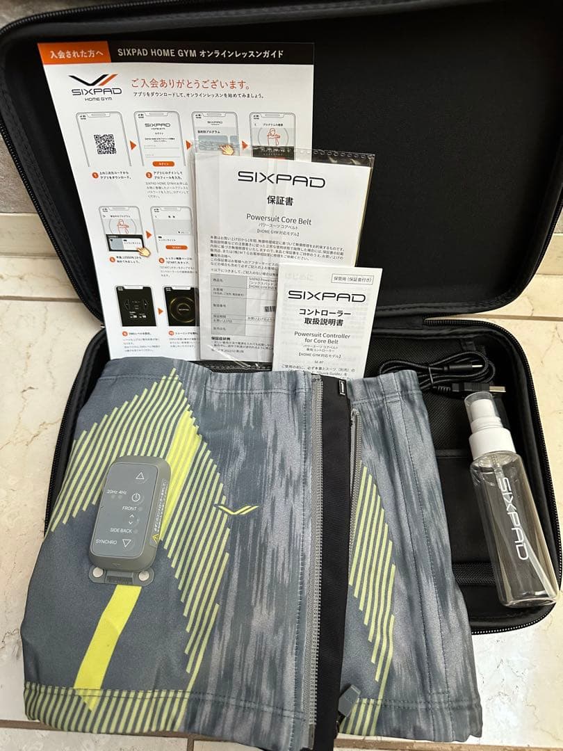 【美品】MTG SIXPADパワースーツコアベルトSE-BS-14C-LサイズL