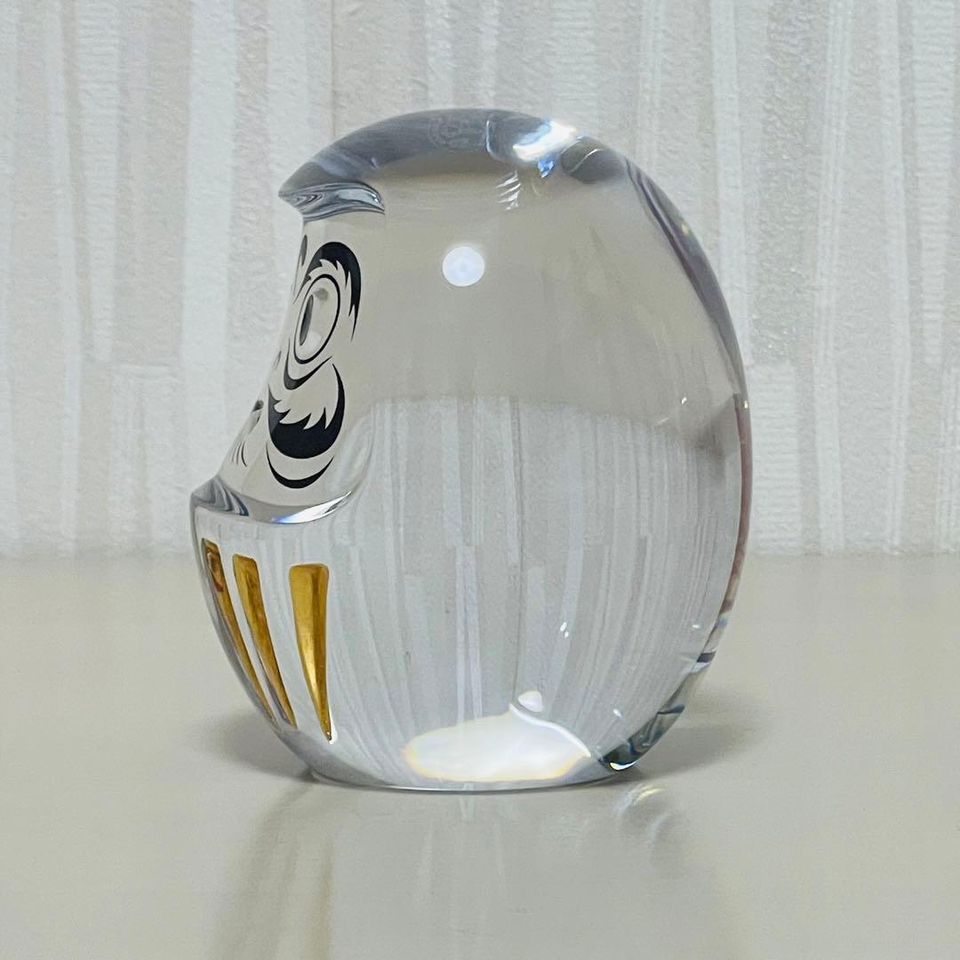 Baccarat バカラ クリスマス だるま 置物 オブジェ フィギュリン