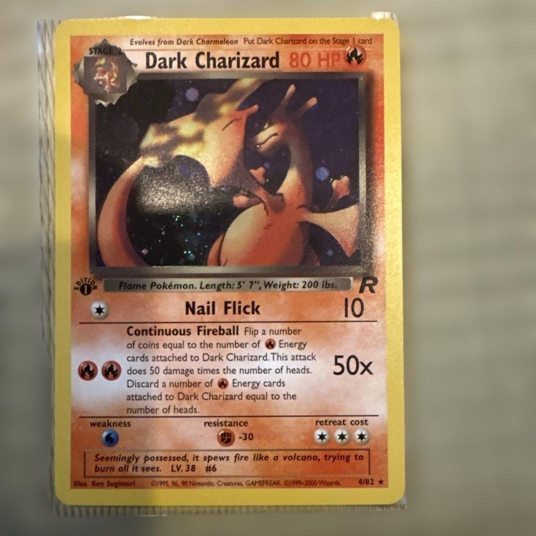 【早い物勝ち】ポケモンカード悪いリザードン 英語　Dark charizard