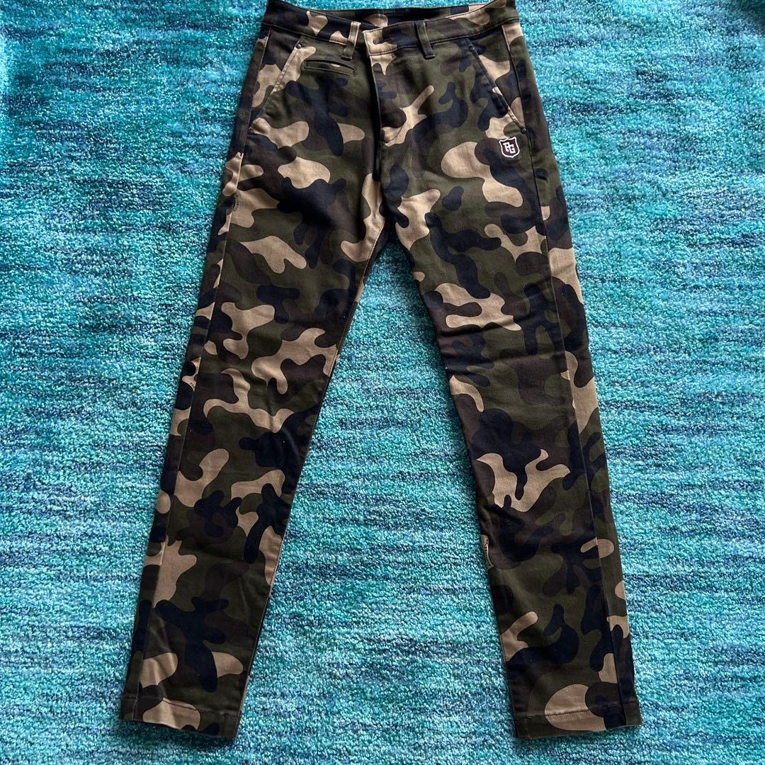 【希少】パーリーゲイツ　カモフラ　ズボン