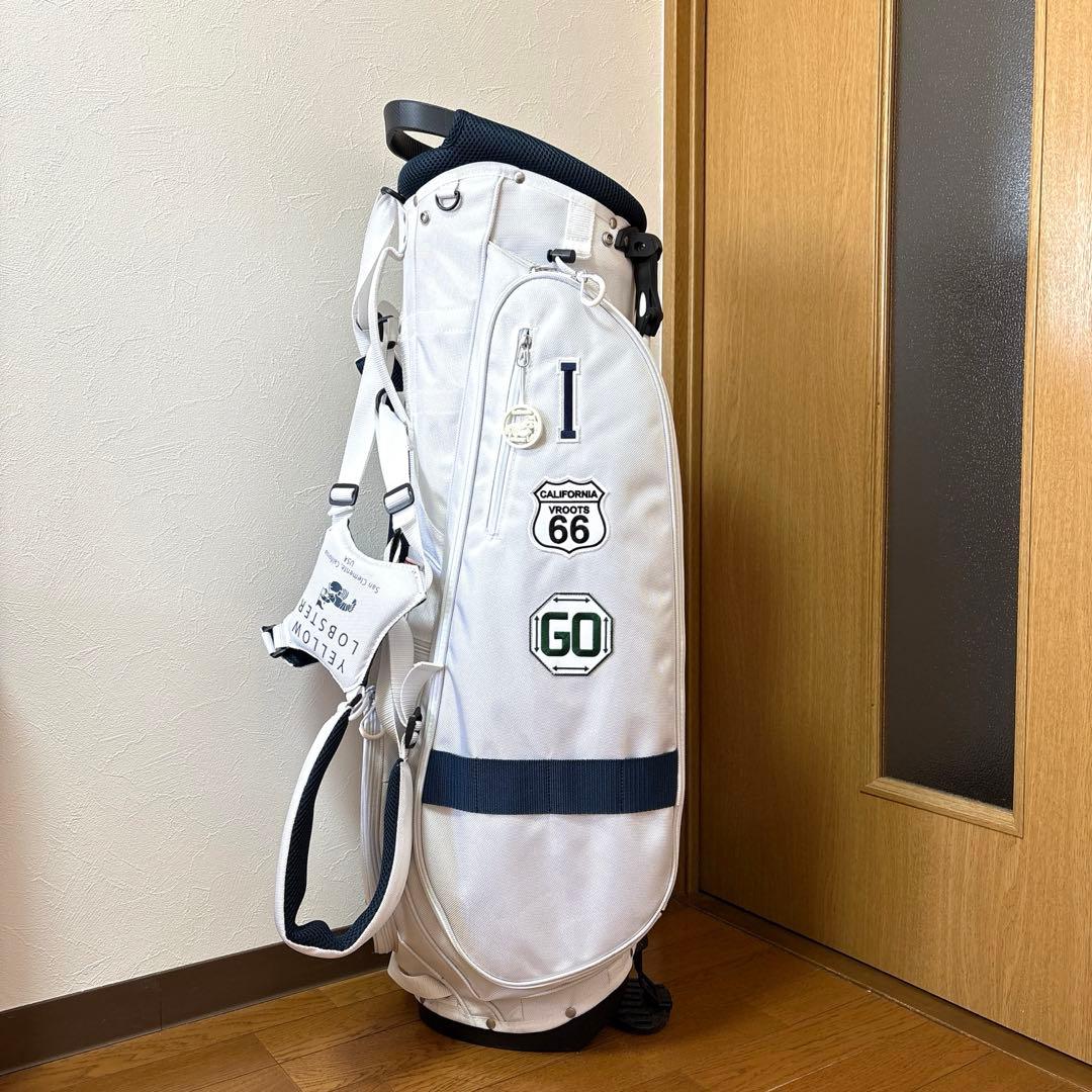 イエローロブスター・キャディバッグ・ホワイト