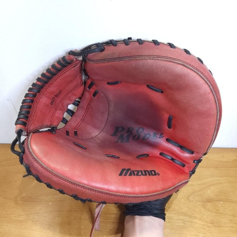 ミズノ 城島健司モデル 日本製 レア ミズノ版 キャッチャーミット 軟式グローブ