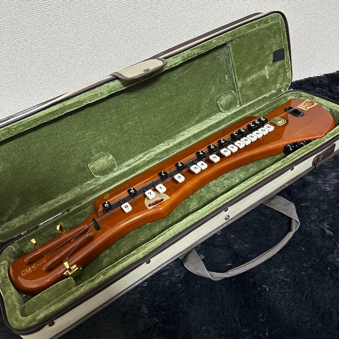 SUZUKI CHK-2 こはく II エレキ大正琴 弦楽器 ケース付属