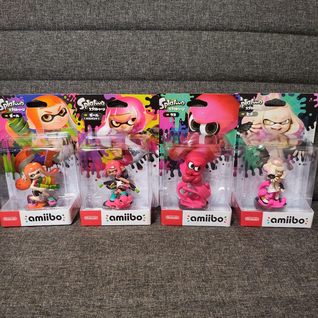 amiibo　アミーボ　スプラトゥーンシリーズ　4体セット！