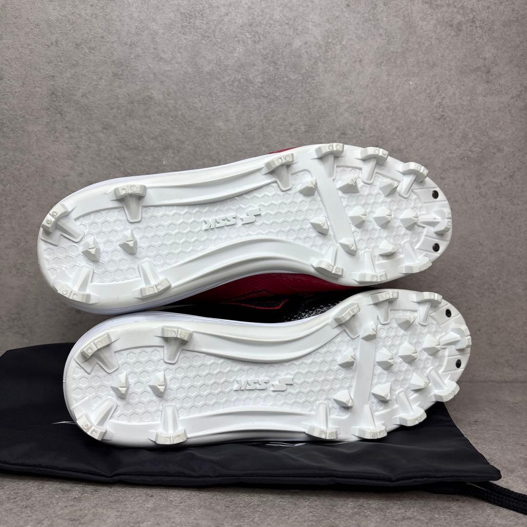 新品！SSK プロエッジ MC-VC ポイント 赤黒 左右非対象　野球　スパイク