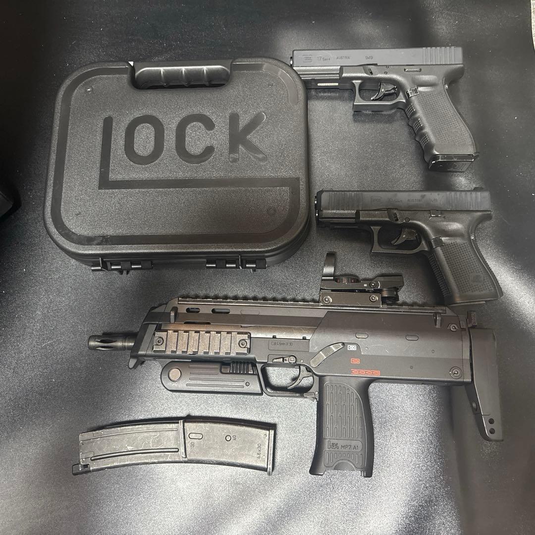 東京マルイ　MP7A1 ガスガン　voiskyグロッグ17 19