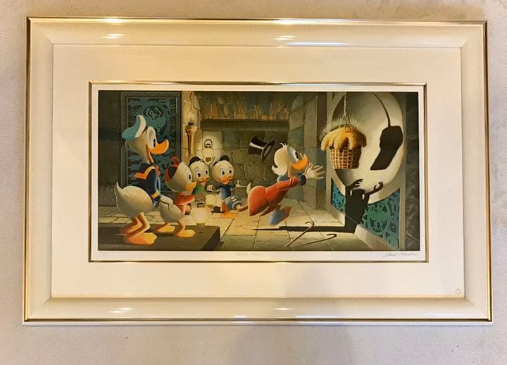 カールバークス　ゴールデンフリース　ドナルド　ディズニー　版画
