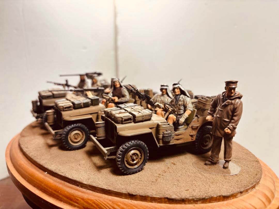 1/35 イギリス軍デビットスターリング中佐率いるSASジープ チーム